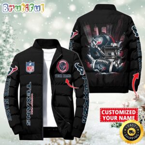 Houston Texans NFL Style Puffer Jacket For Fans
