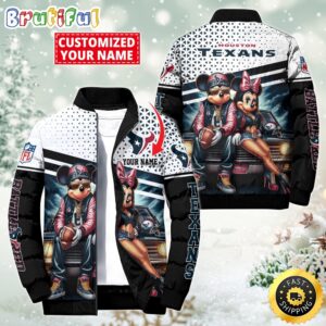 Houston Texans NFL Style Puffer Jacket For Fans