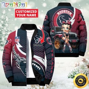 Houston Texans NFL Style Puffer Jacket For Fans