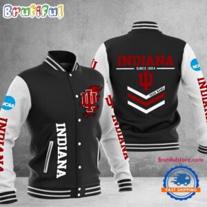 Indiana Hoosiers NCAA Style Baseball Jacket For Fans