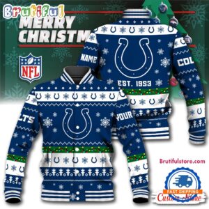 Indianapolis Colts NFL Style Baseball Jacket For Fans