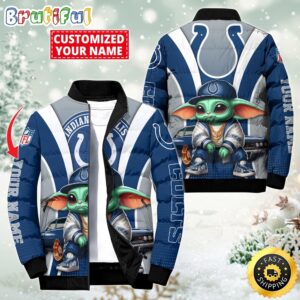 Indianapolis Colts NFL Style Puffer Jacket For Fans