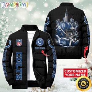 Indianapolis Colts NFL Style Puffer Jacket For Fans