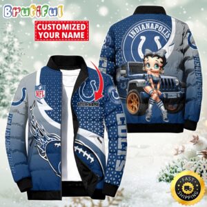 Indianapolis Colts NFL Style Puffer Jacket For Fans