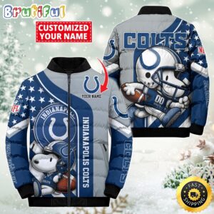 Indianapolis Colts NFL Style Puffer Jacket For Fans