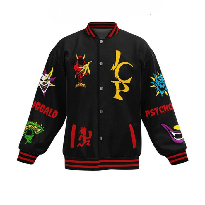 Insane Clown Posse Music Style Baseball Jacket For Fans