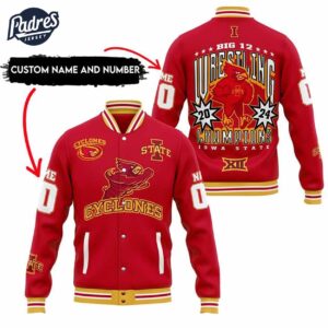 Iowa State Cyclones NCAA Style Baseball Jacket For Fans