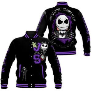 Jack Skellington Movies Style Baseball Jacket For Fans