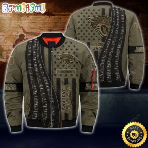 Jacksonville Jaguars NFL Style Bomber Jacket For Fans