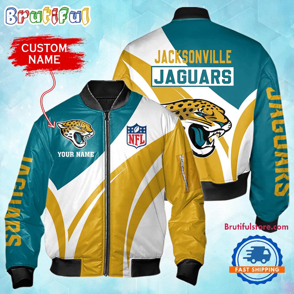 Jacksonville Jaguars NFL Style Bomber Jacket For Fans