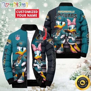 Jacksonville Jaguars NFL Style Puffer Jacket For Fans