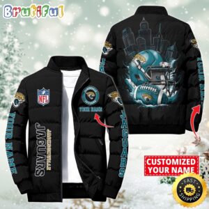 Jacksonville Jaguars NFL Style Puffer Jacket For Fans