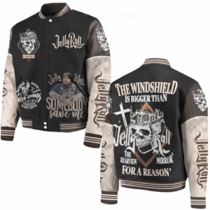 Jelly Roll Music Style Baseball Jacket For Fans