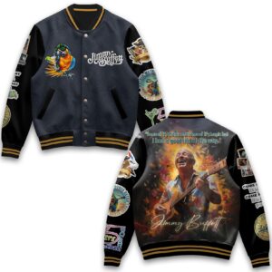 Jimmy Buffett Music Style Baseball Jacket For Fans