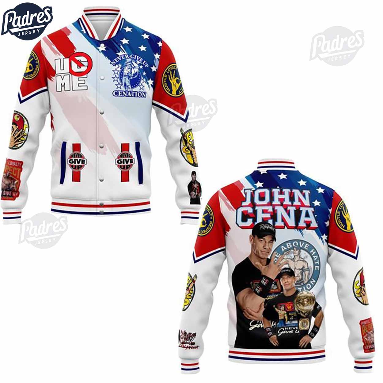 John Cena WWE Style Baseball Jacket For Fans