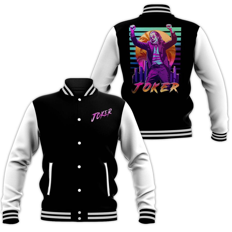 Joker Movies Style Baseball Jacket For Fans
