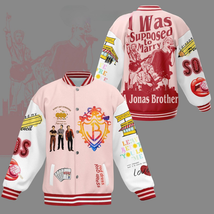 Jonas Brothers Music Style Baseball Jacket For Fans
