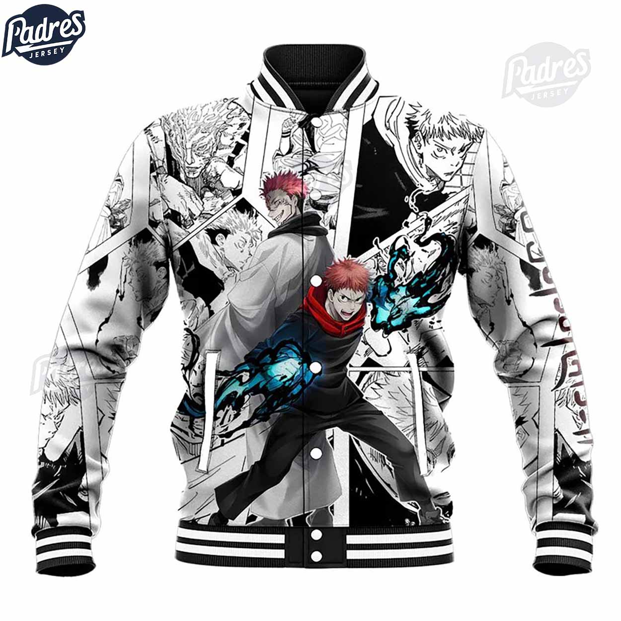 Jujutsu Kaisen TV Series Style Baseball Jacket For Fans
