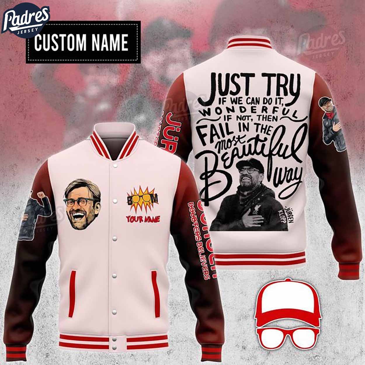 Jurgen Klopp Liverpool EPL Style Baseball Jacket For Fans