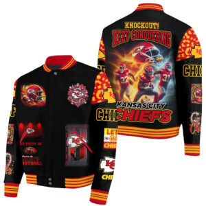 Kansas City Chiefs NFL Style Baseball Jacket For Fans