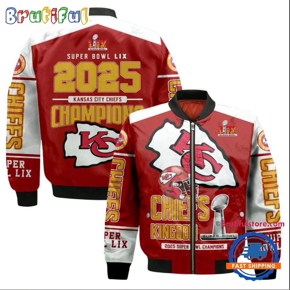 Kansas City Chiefs NFL Style Bomber Jacket For Fans