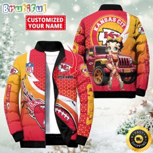 Kansas City Chiefs NFL Style Puffer Jacket For Fans