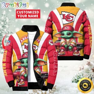 Kansas City Chiefs NFL Style Puffer Jacket For Fans
