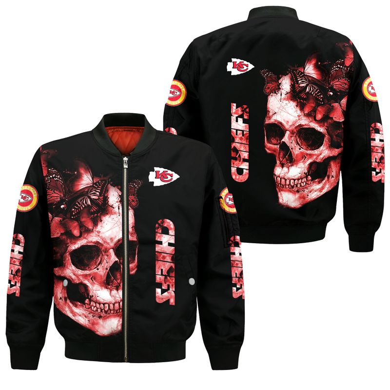 Kansas City Chiefs Style Bomber Jacket For Fans
