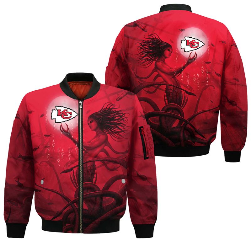 Kansas City Chiefs Style Bomber Jacket For Fans