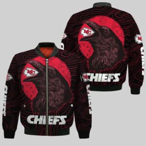 Kansas City Chiefs Style Bomber Jacket For Fans