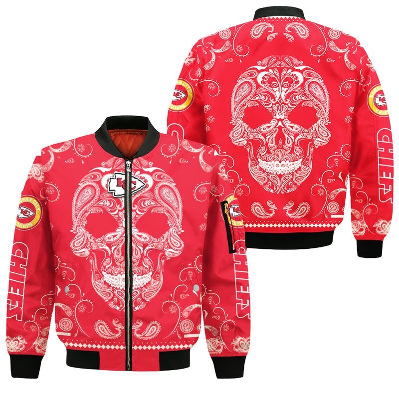 Kansas City Chiefs Style Bomber Jacket For Fans
