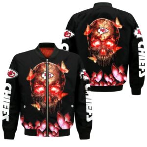 Kansas City Chiefs Style Bomber Jacket For Fans