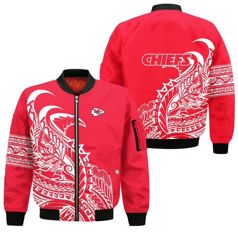 Kansas City Chiefs Style Bomber Jacket For Fans