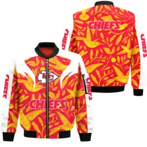 Kansas City Chiefs Style Bomber Jacket For Fans