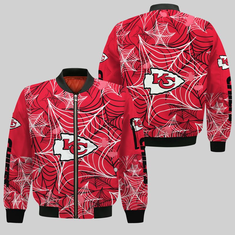 Kansas City Chiefs Style Bomber Jacket For Fans