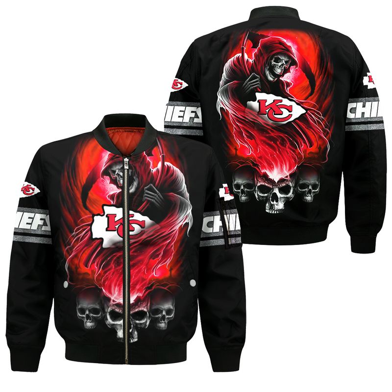 Kansas City Chiefs Style Bomber Jacket For Fans