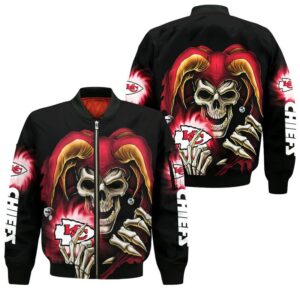 Kansas City Chiefs Style Bomber Jacket For Fans