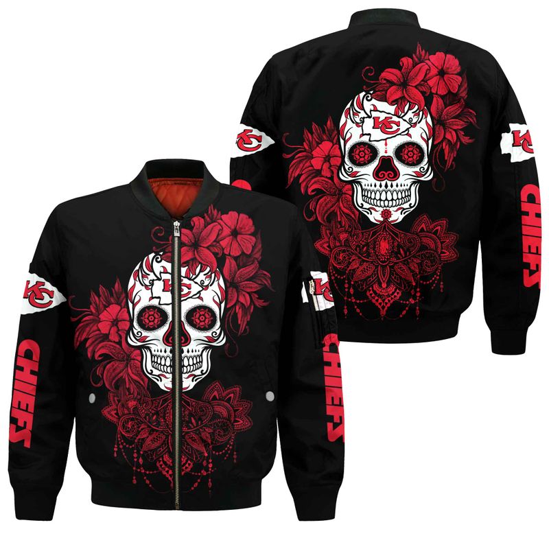 Kansas City Chiefs Style Bomber Jacket For Fans