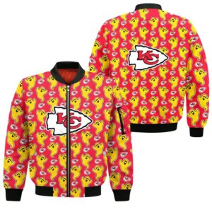 Kansas City Chiefs Style Bomber Jacket For Fans