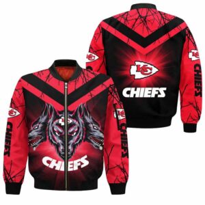 Kansas City Chiefs Style Bomber Jacket For Fans