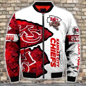 Kansas City Chiefs Style Bomber Jacket For Fans