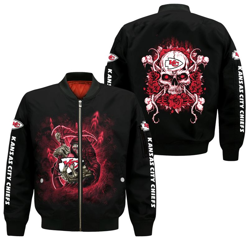 Kansas City Chiefs Style Bomber Jacket For Fans
