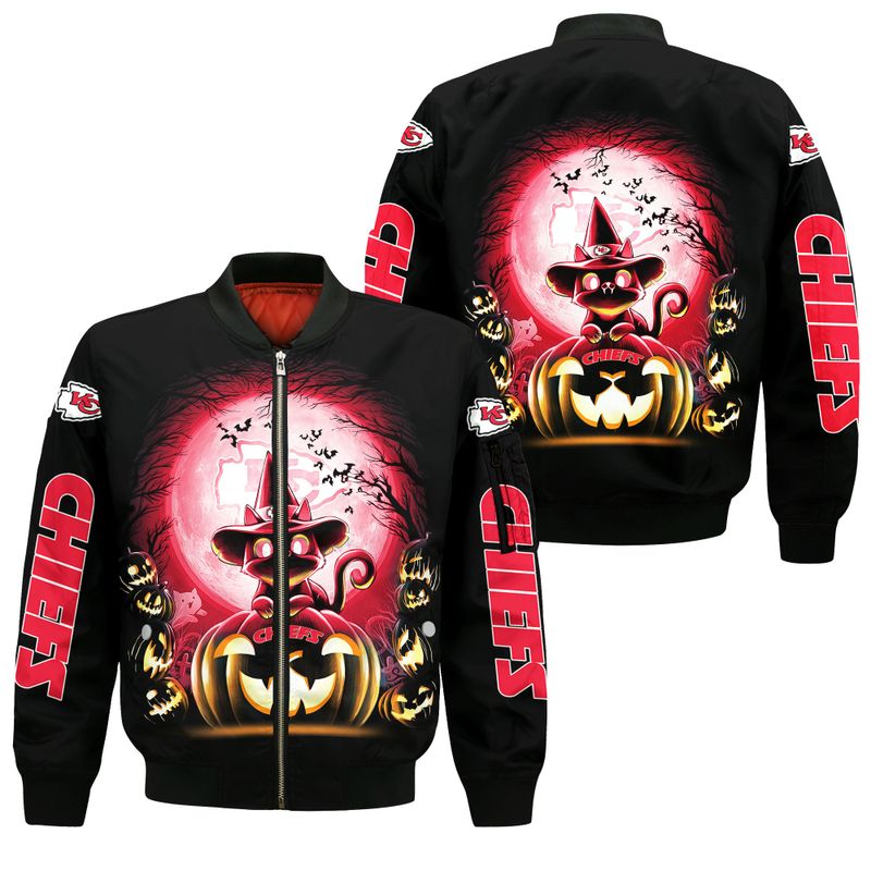 Kansas City Chiefs Style Bomber Jacket For Fans