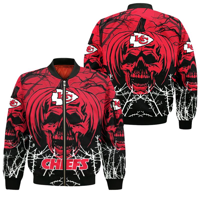 Kansas City Chiefs Style Bomber Jacket For Fans