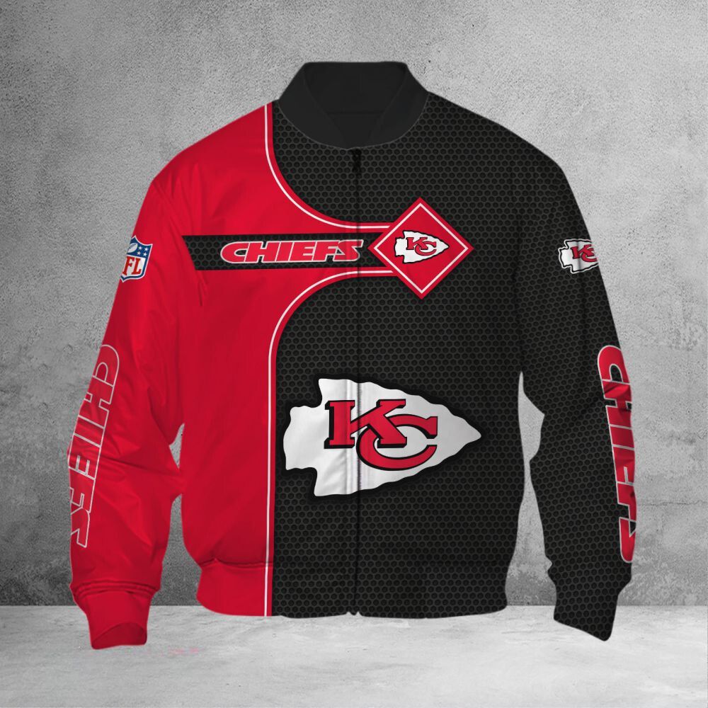 Kansas City Chiefs Style Bomber Jacket For Fans