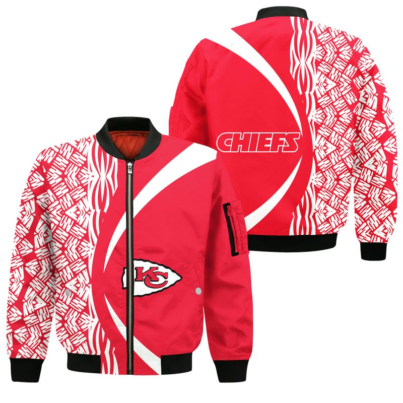 Kansas City Chiefs Style Bomber Jacket For Fans