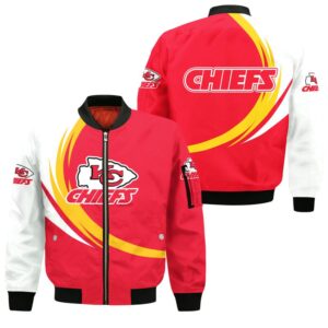 Kansas City Chiefs Style Bomber Jacket For Fans