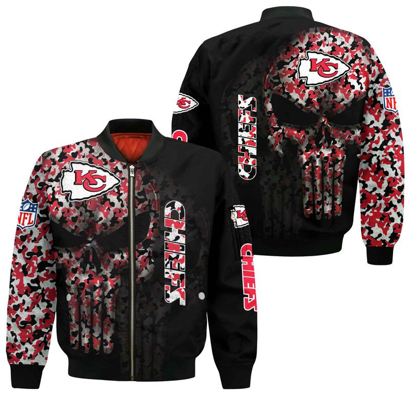 Kansas City Chiefs Style Bomber Jacket For Fans
