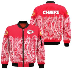 Kansas City Chiefs Style Bomber Jacket For Fans