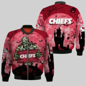 Kansas City Chiefs Style Bomber Jacket For Fans